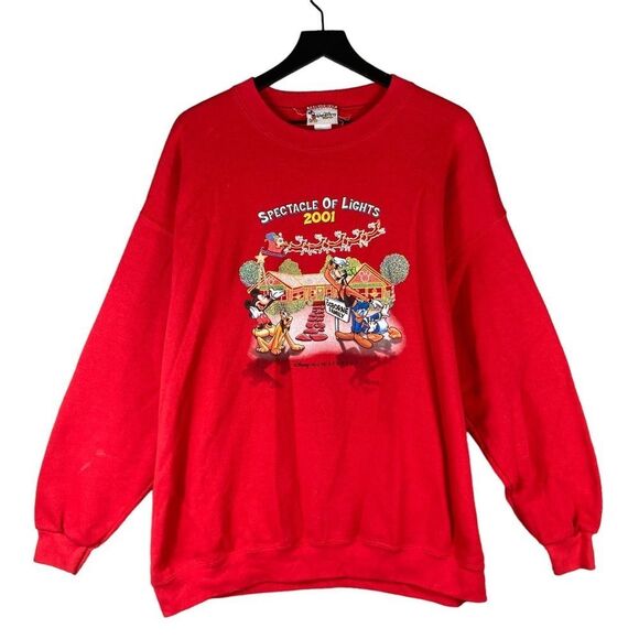 VTG Disney 2001 Spectacle of Lights Sweatshirt‎ 2XL Rare Christmas - Picture 3 of 15